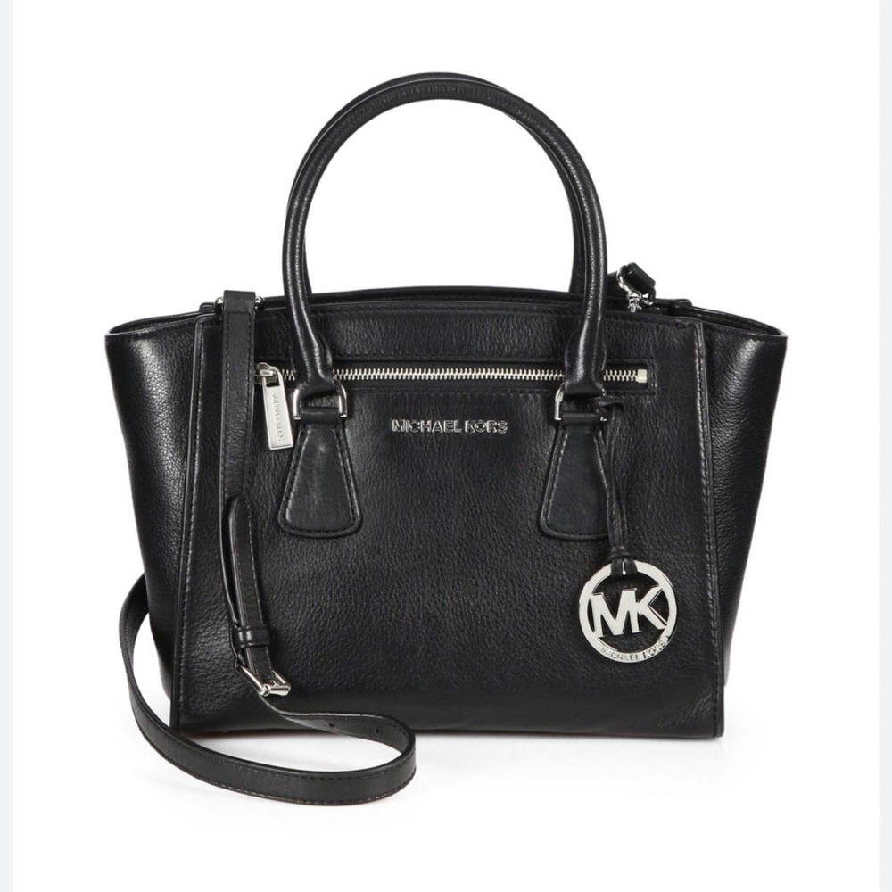 Michael Kors Sophie navy blue handbag